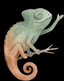 Celebrating chameleon